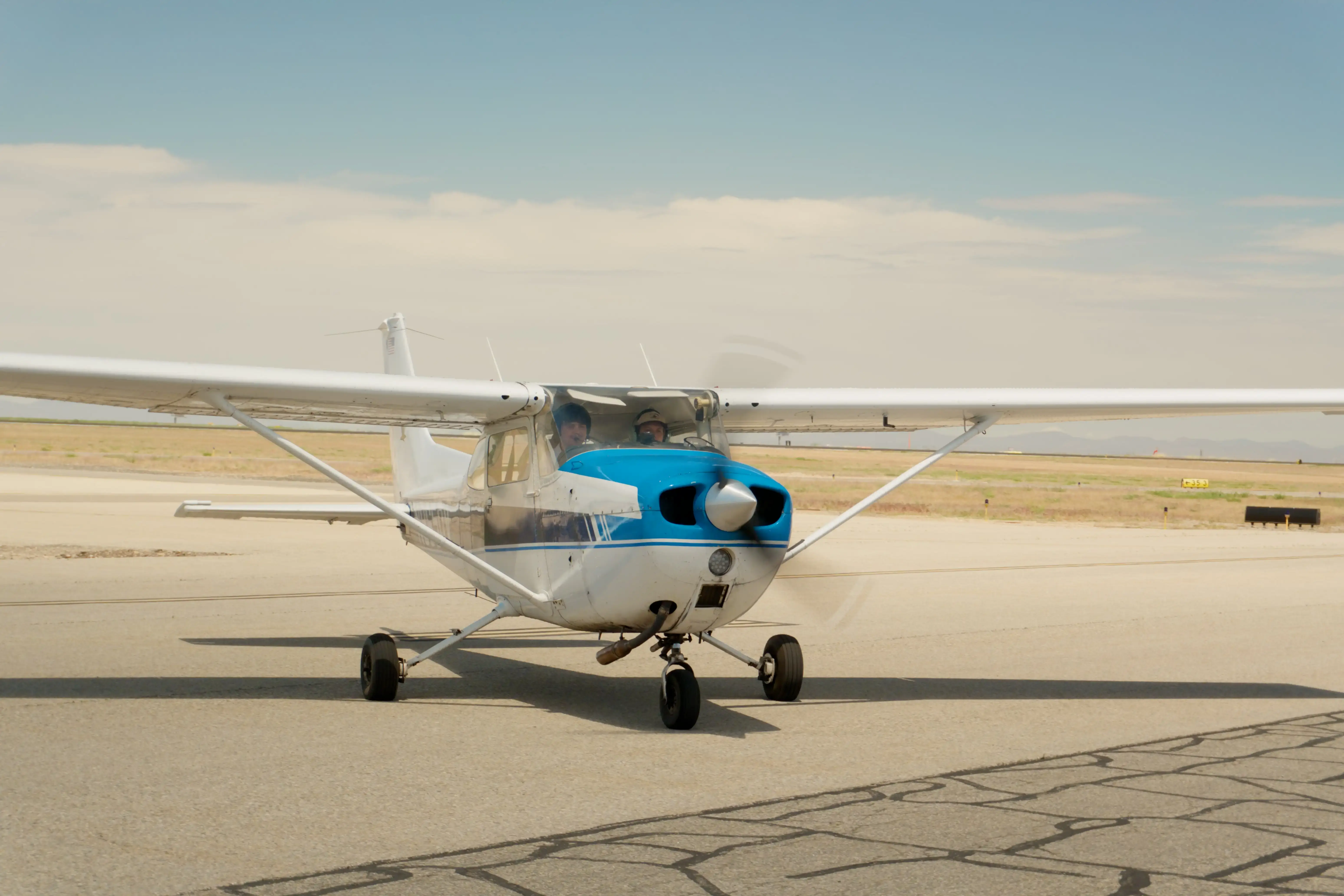 Cessna 172P at Blitz Aviation Hangar
