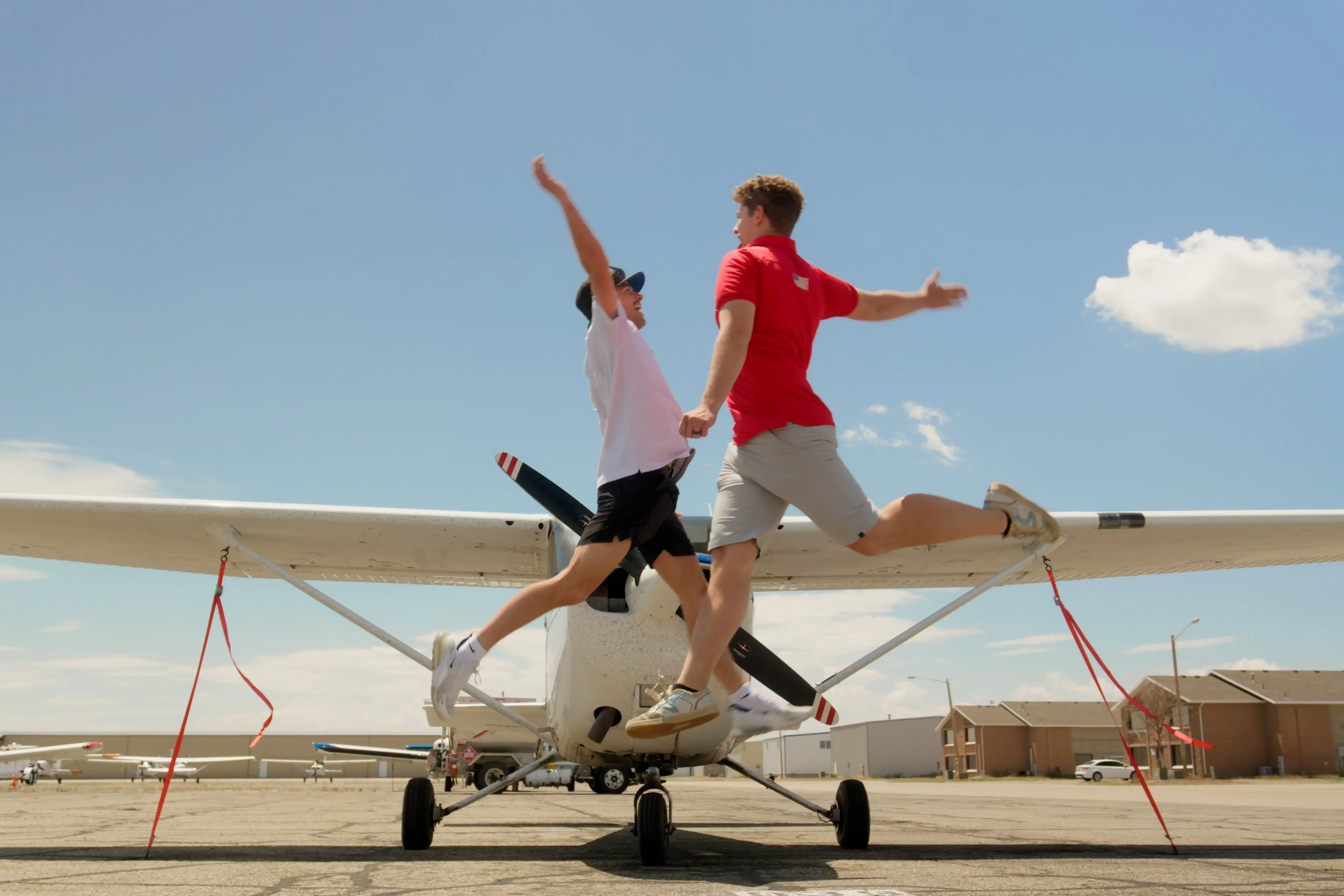 Blitz Aviation Salt City Lake Flight School Utah - Plane taking off
