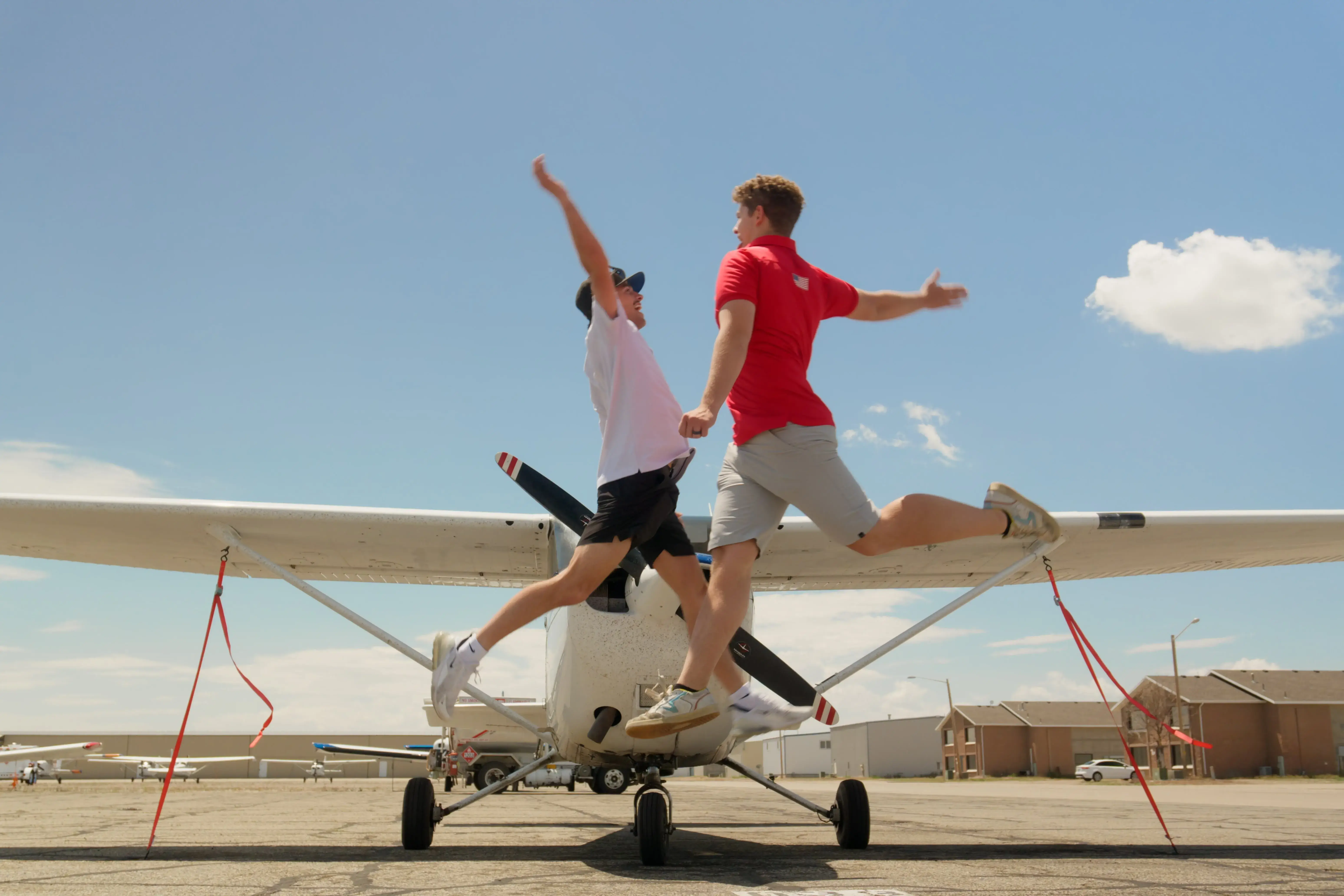 Blitz Aviation Salt City Lake Flight School Utah - Plane taking off