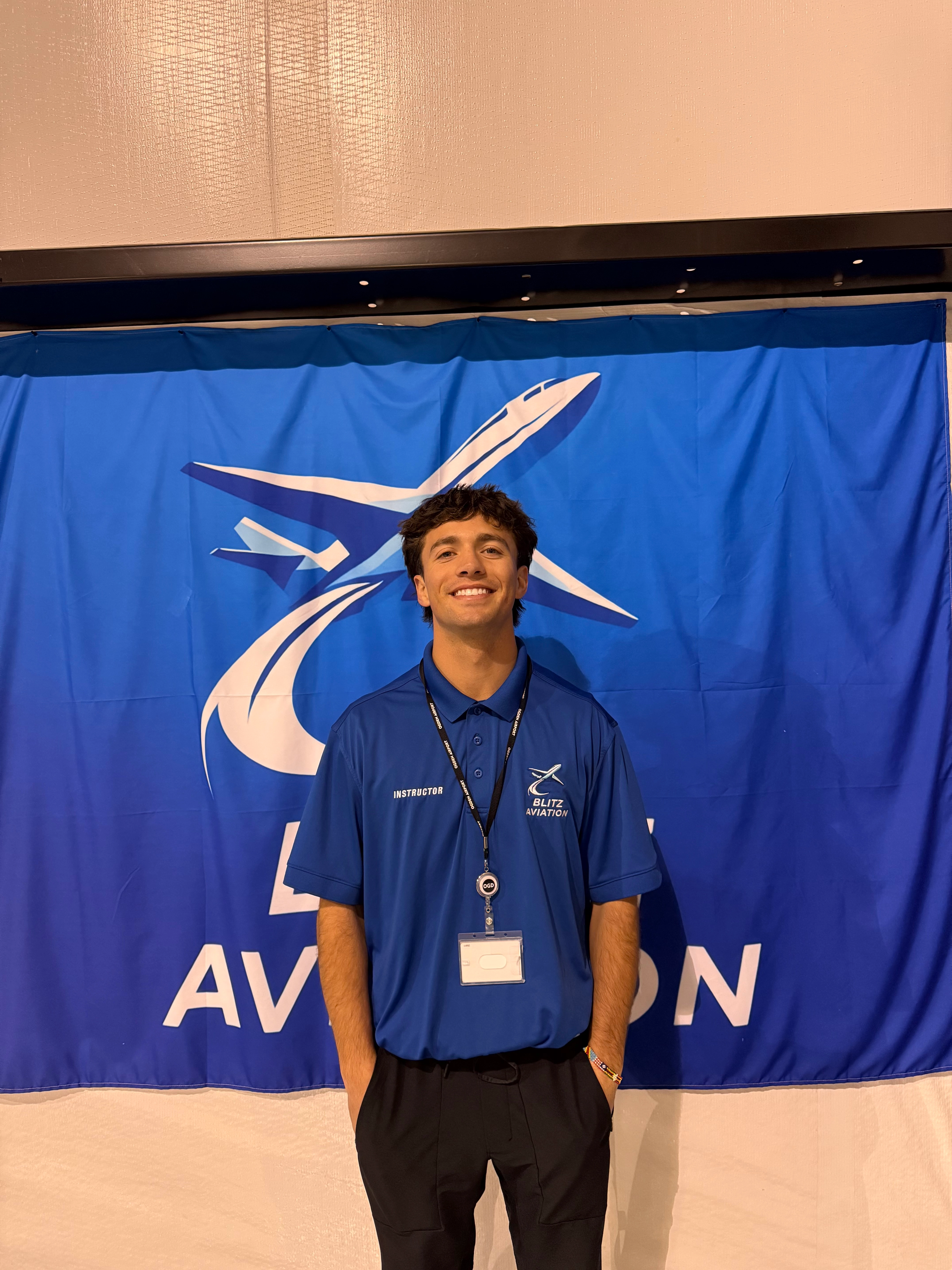 Flight Instructor Dallan Cave at Blitz Aviation
