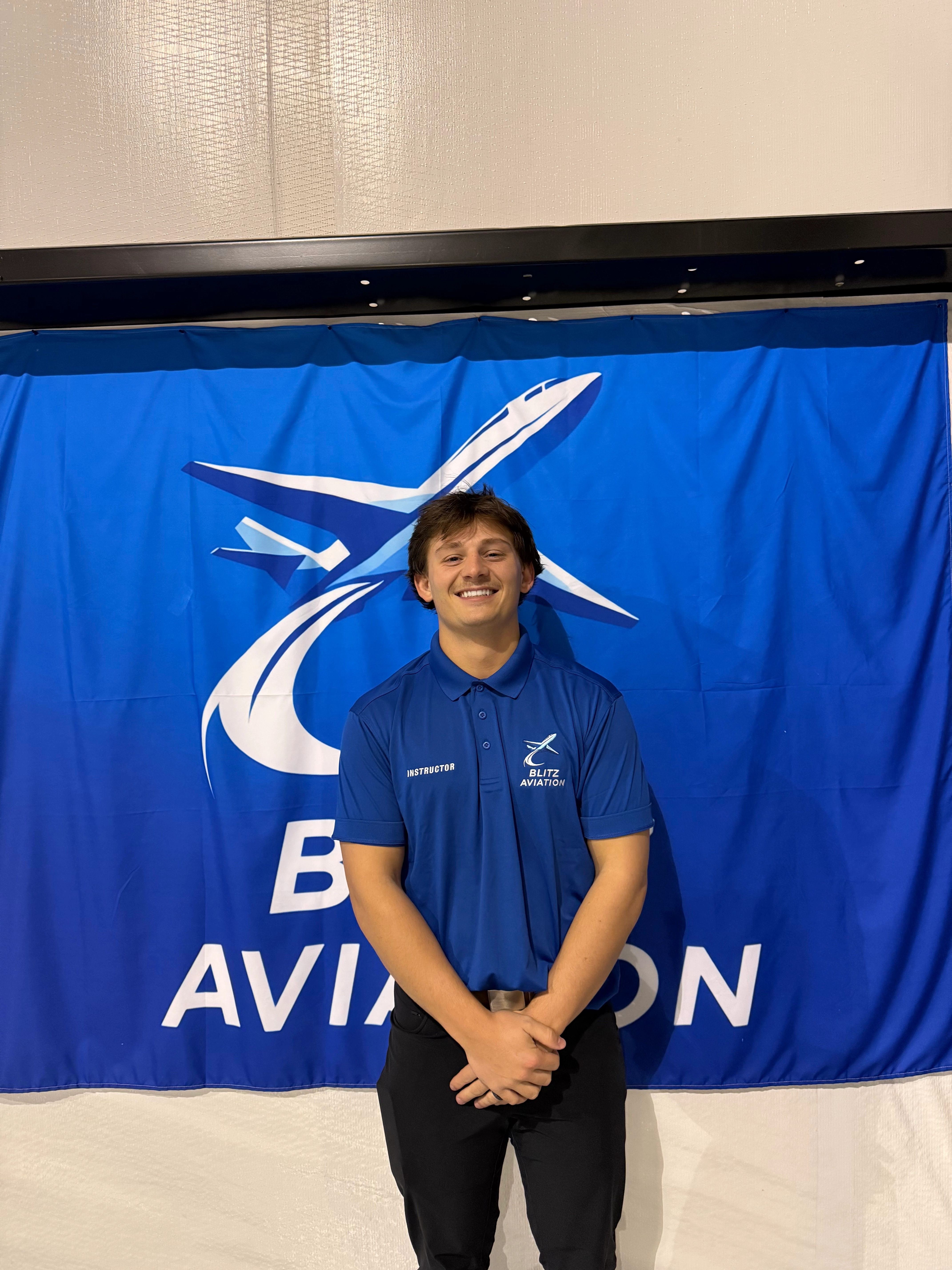 Flight Instructor Paxton Boyce at Blitz Aviation