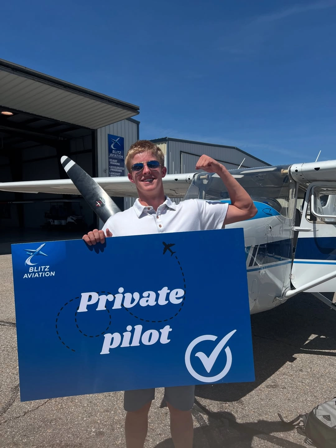 Student passed private pilot check ride