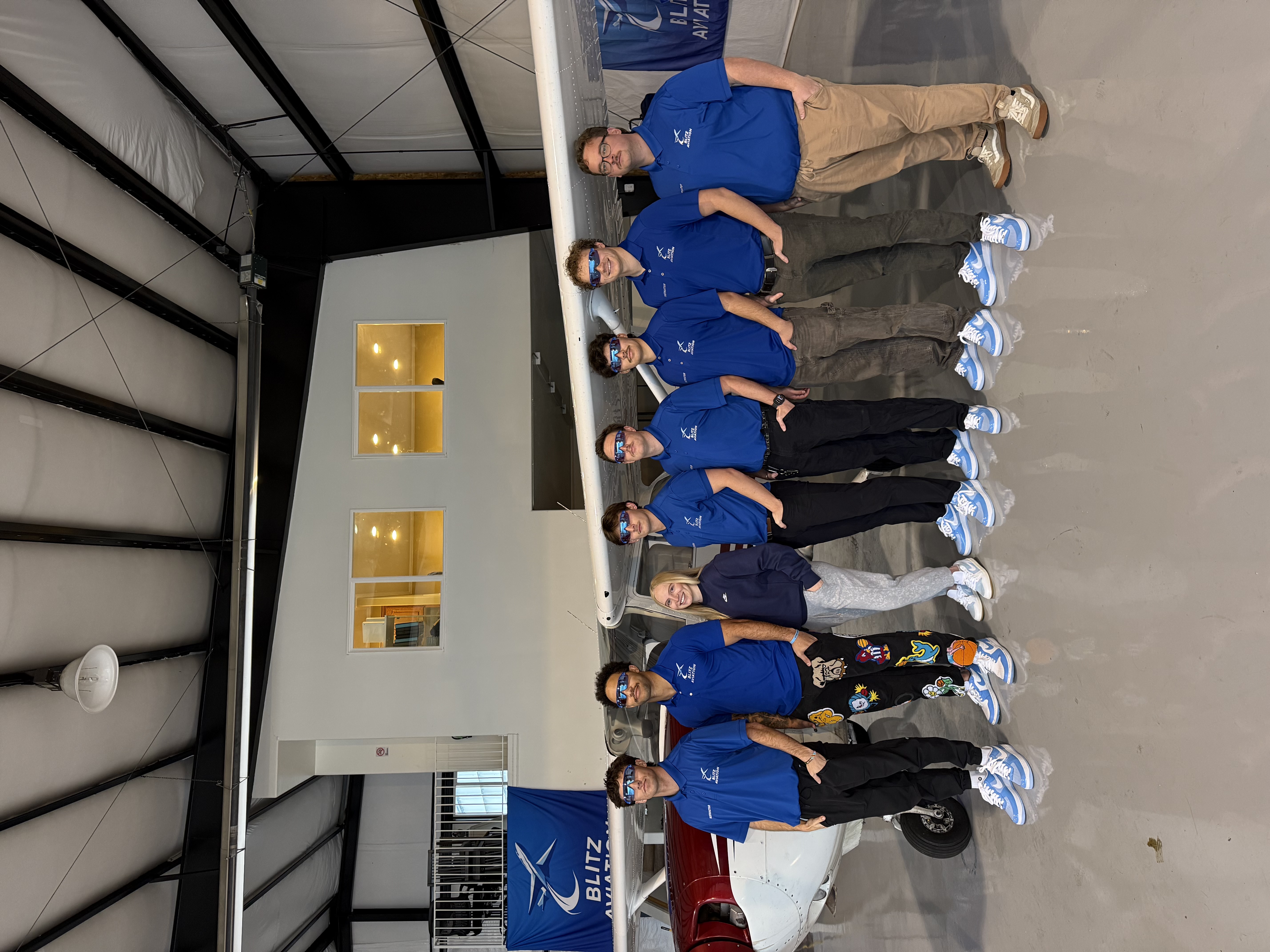 Blitz Aviation Pilot training team